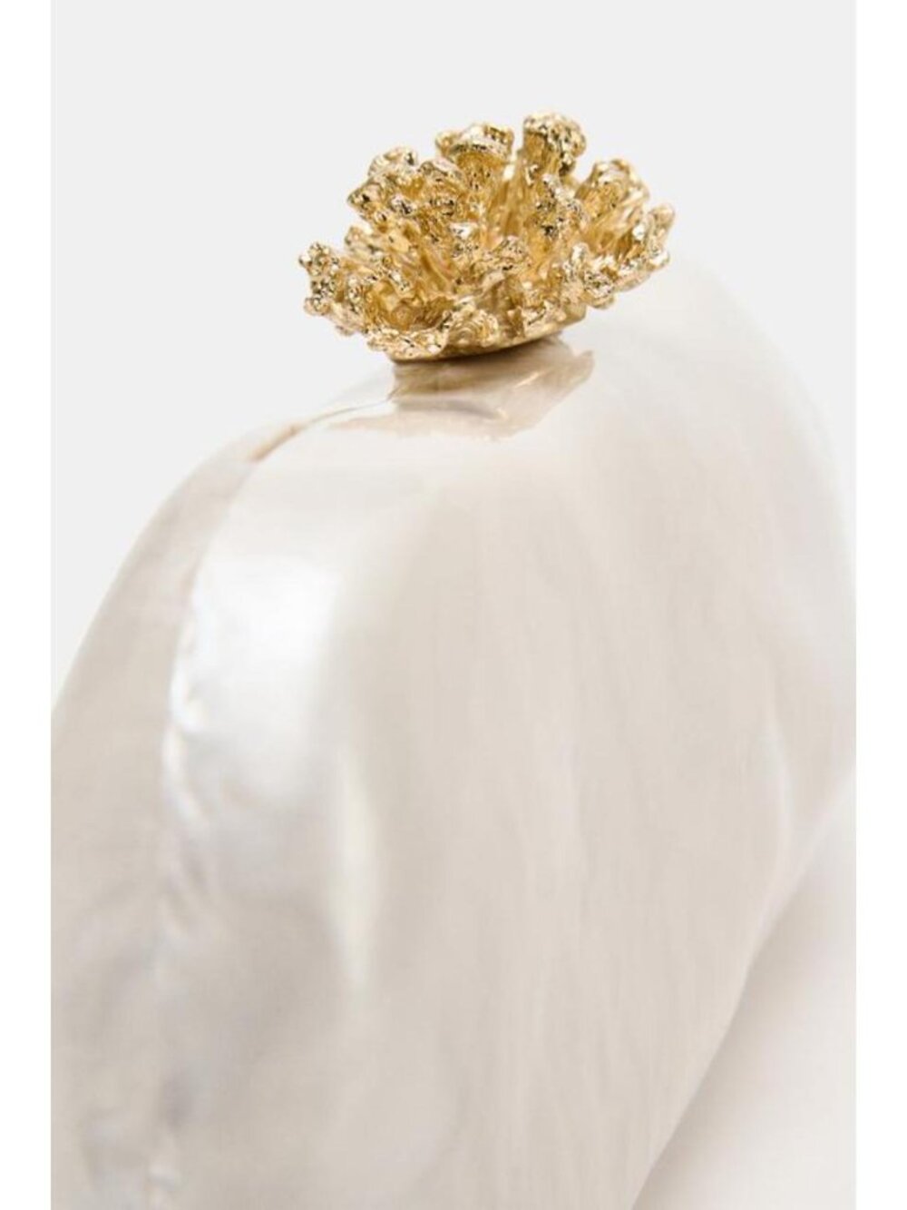 ZARA METALLIC DETAIL CLUTCH - Picture 7 of 8